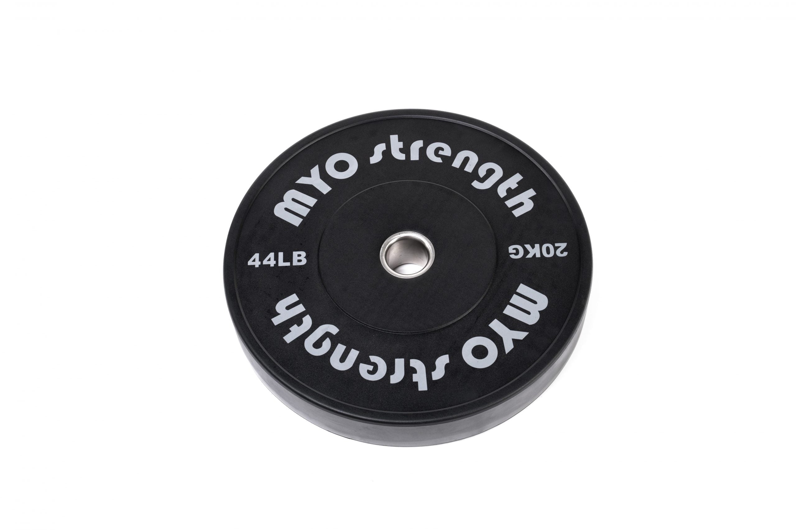MYO Strength - Olympic Solid Rubber Bumper Plates - Black 450mm - Wharf Fitness