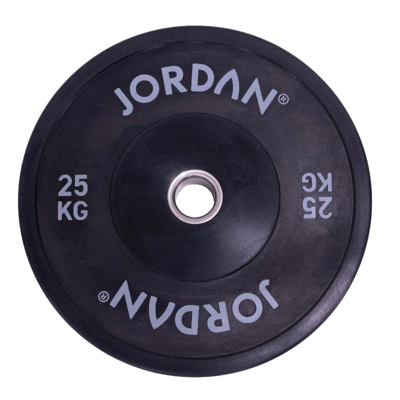 JORDAN HG Black Rubber Bumper Weight Plates - Wharf Fitness