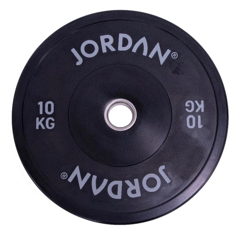 JORDAN HG Black Rubber Bumper Weight Plates - Wharf Fitness
